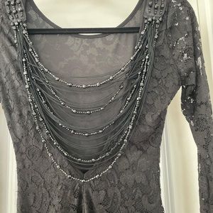 Long sleeve mini dress